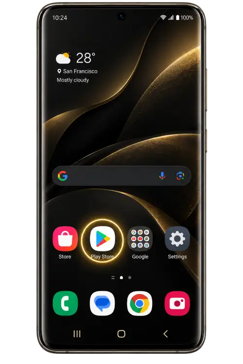 Open Google Play