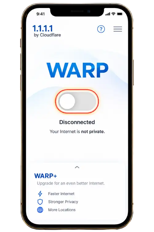 Install and open the app